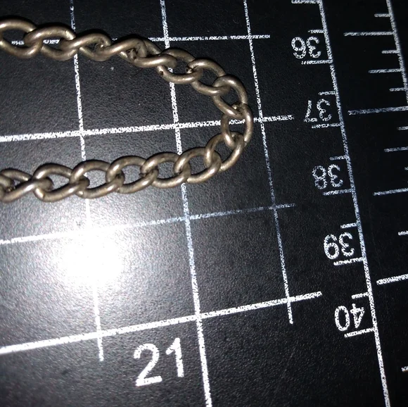 Vintage Kien Snake Chain Necklace,12 Inch Abstract Pendant, Wood & Metal… - Picture 5 of 9